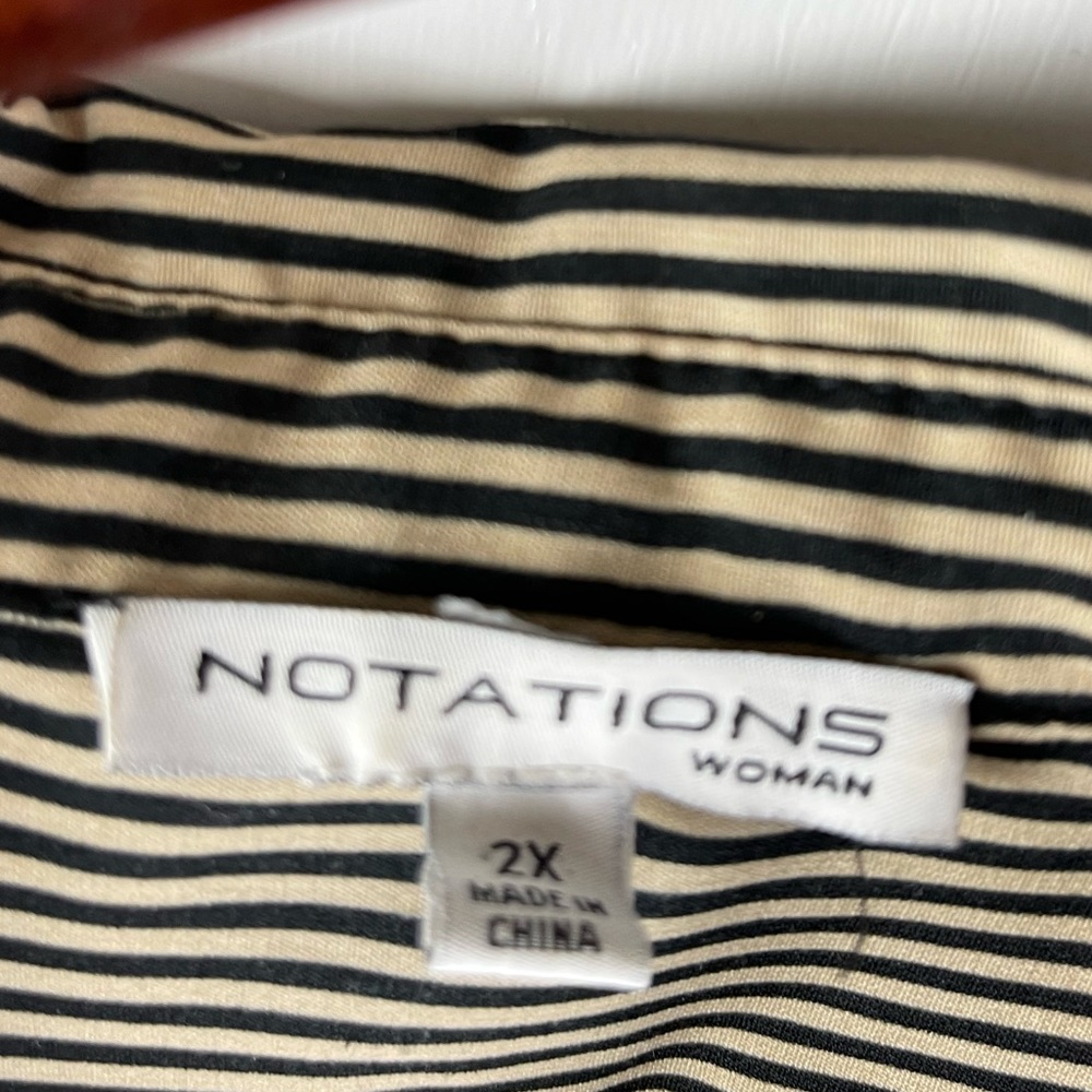 Notations || Stripped Button Down Shirt - image 3